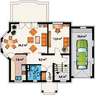 Проект котеджа